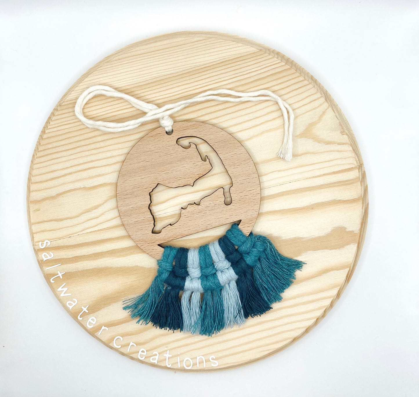 Ocean Cape Cod Wooden Ornament