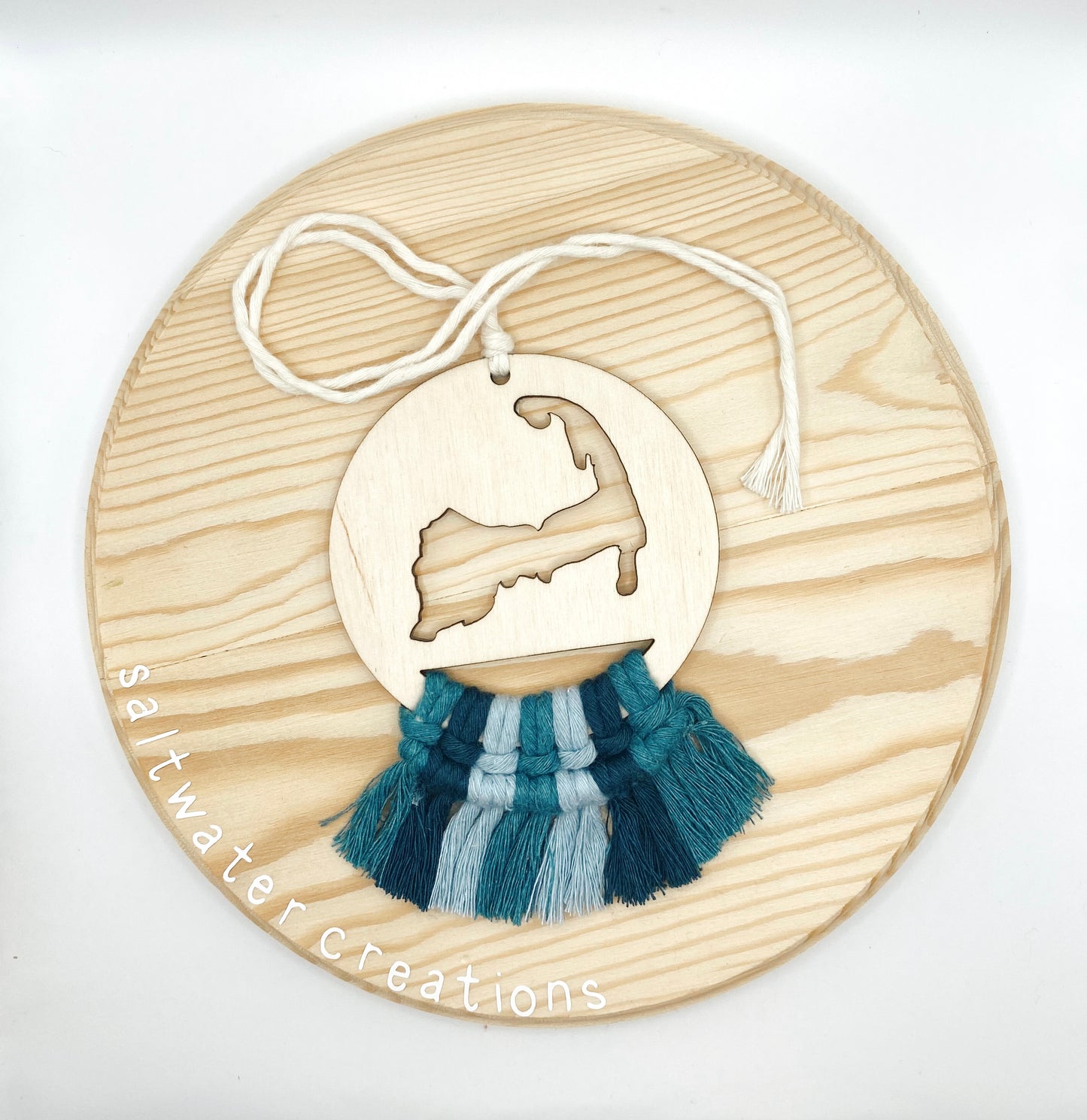 Ocean Cape Cod Wooden Ornament