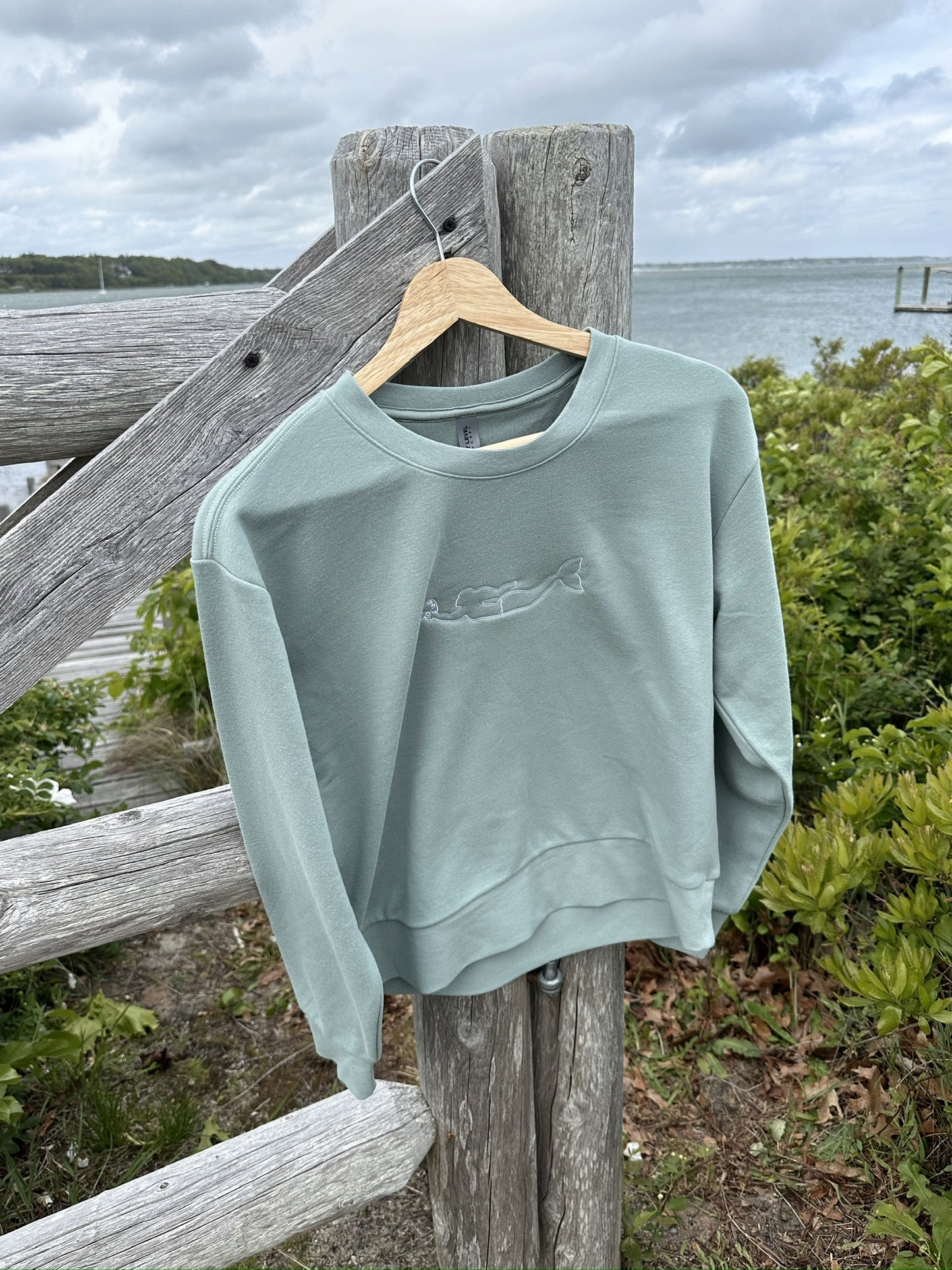 Cape Cod Cropped Crewneck Mermaid