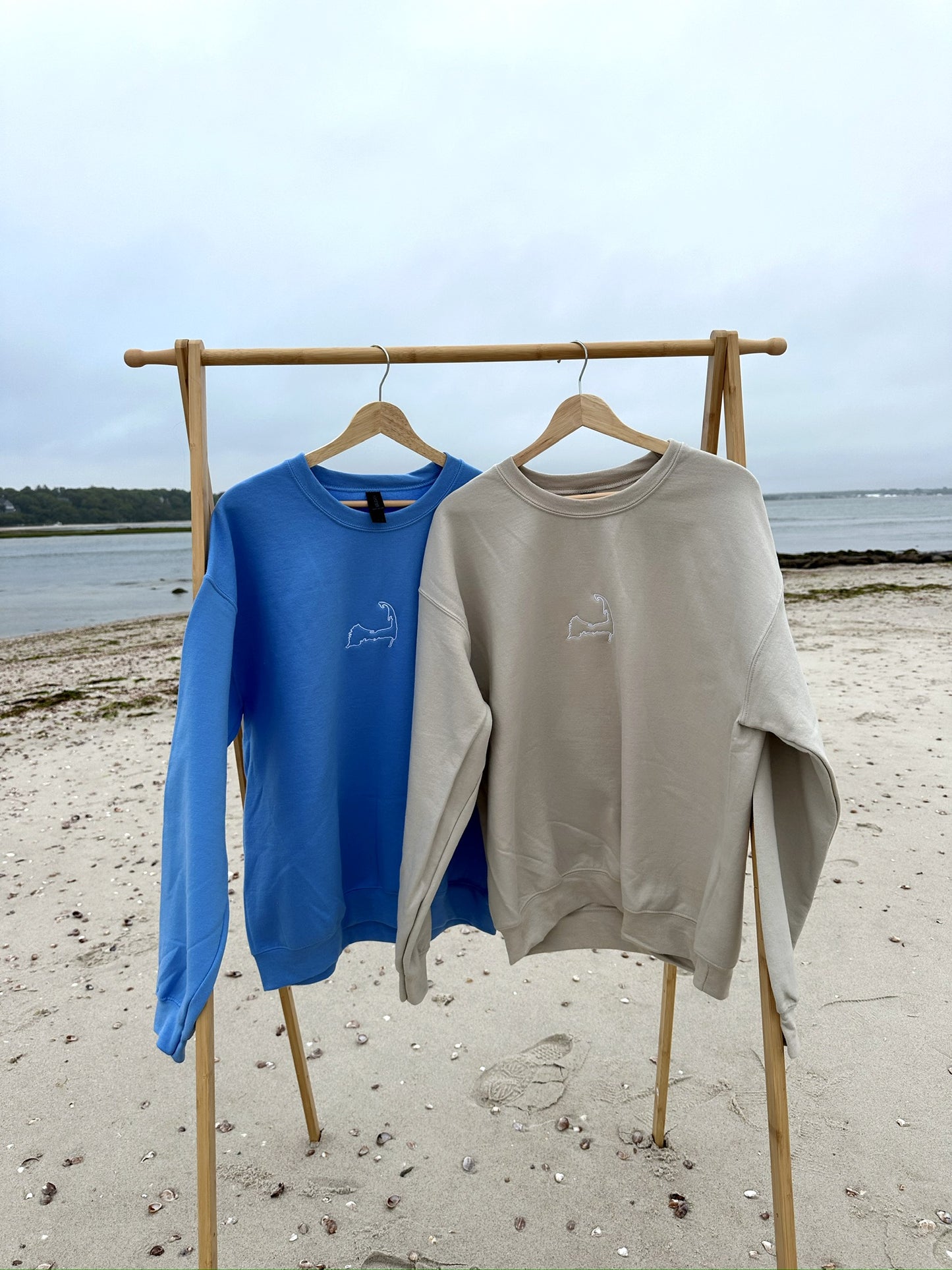 Cape Cod Crewneck Outline
