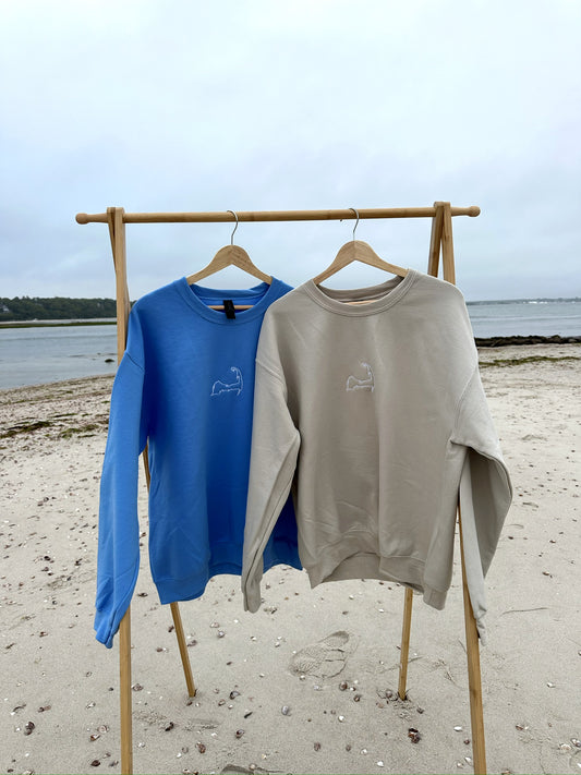 Cape Cod Crewneck Outline
