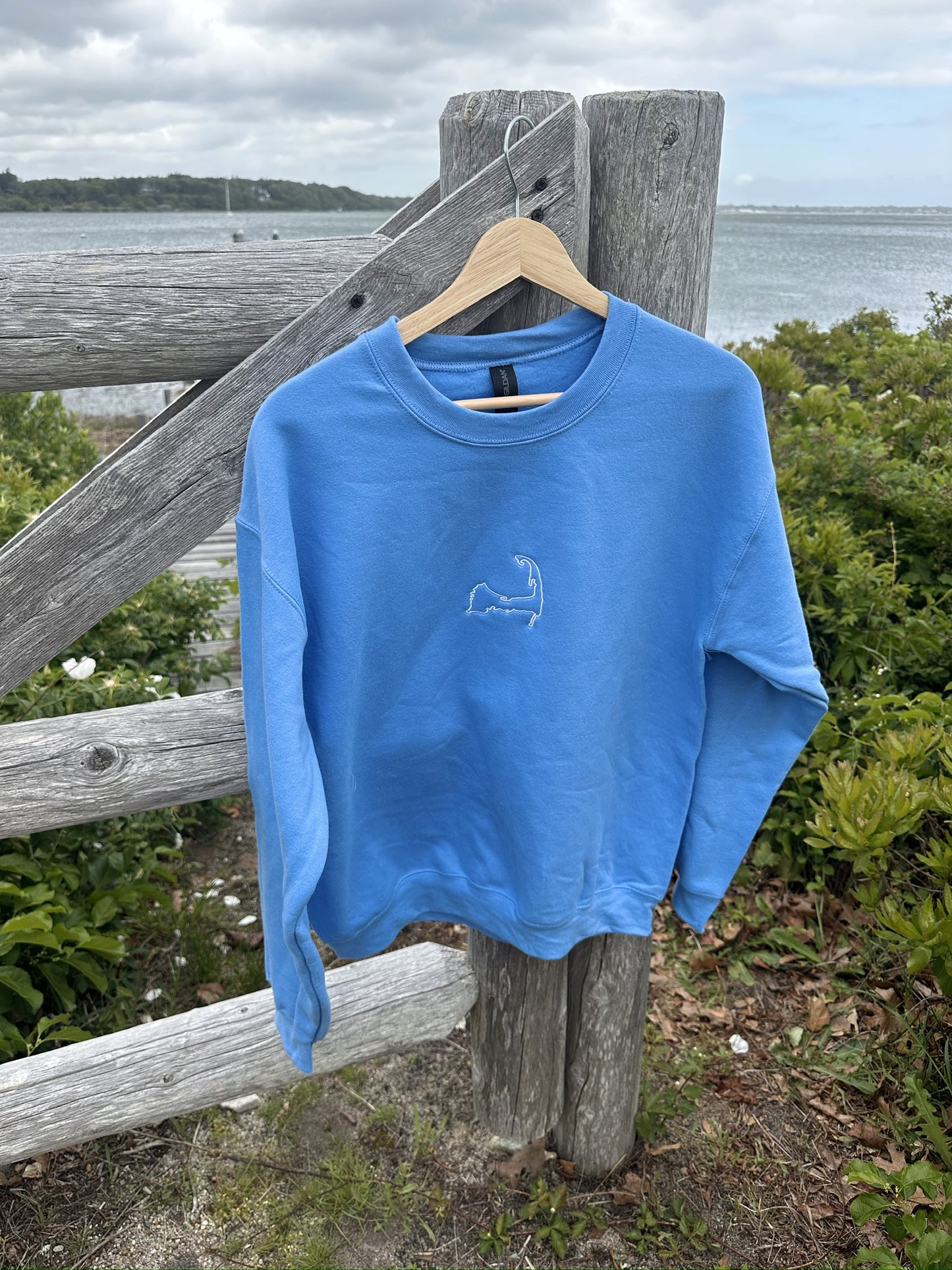 Cape Cod Crewneck Outline