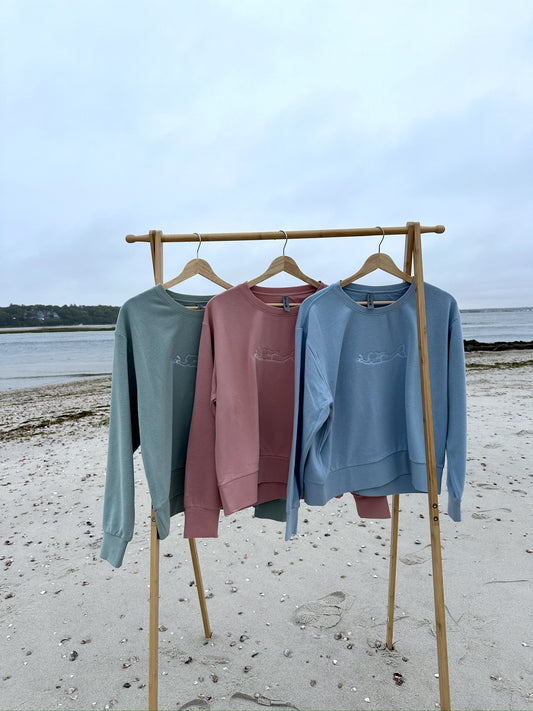 Cape Cod Cropped Crewneck Mermaid