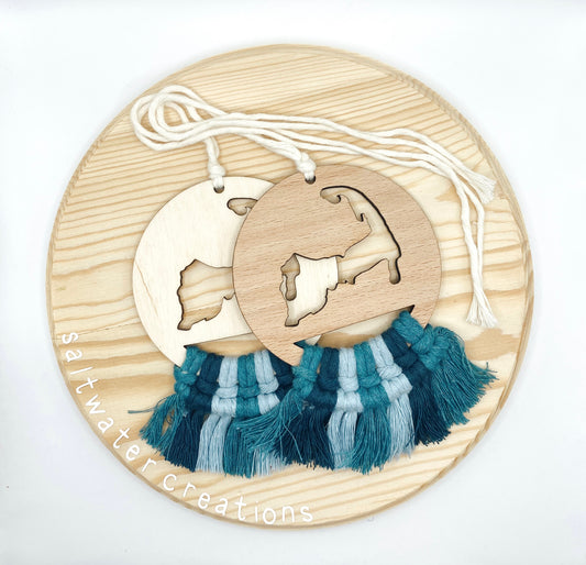 Ocean Cape Cod Wooden Ornament