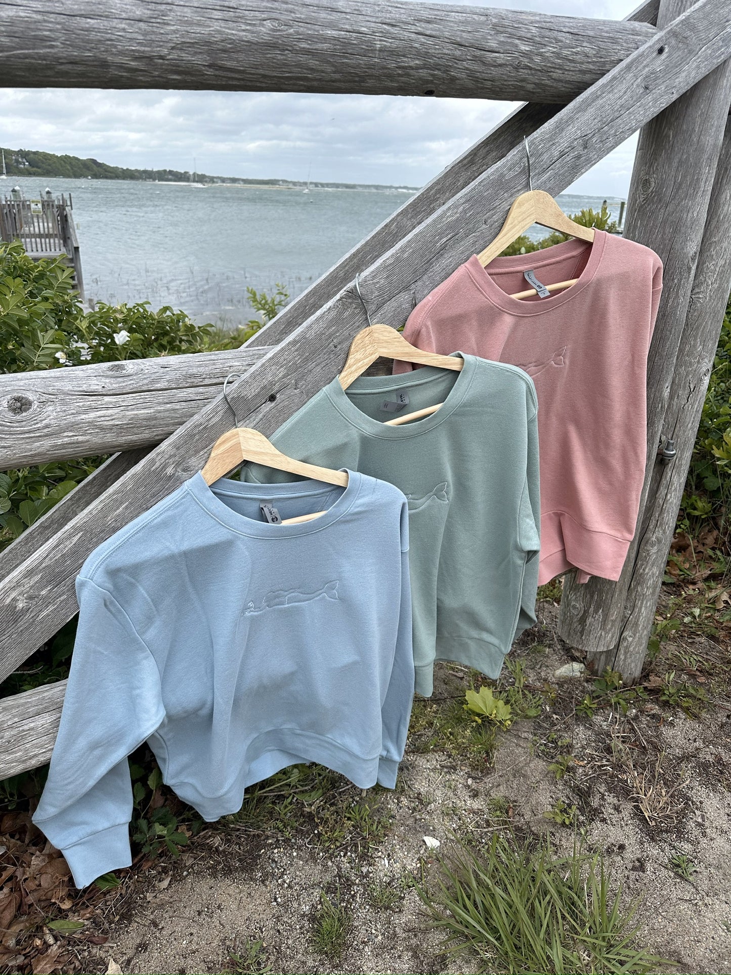 Cape Cod Cropped Crewneck Mermaid