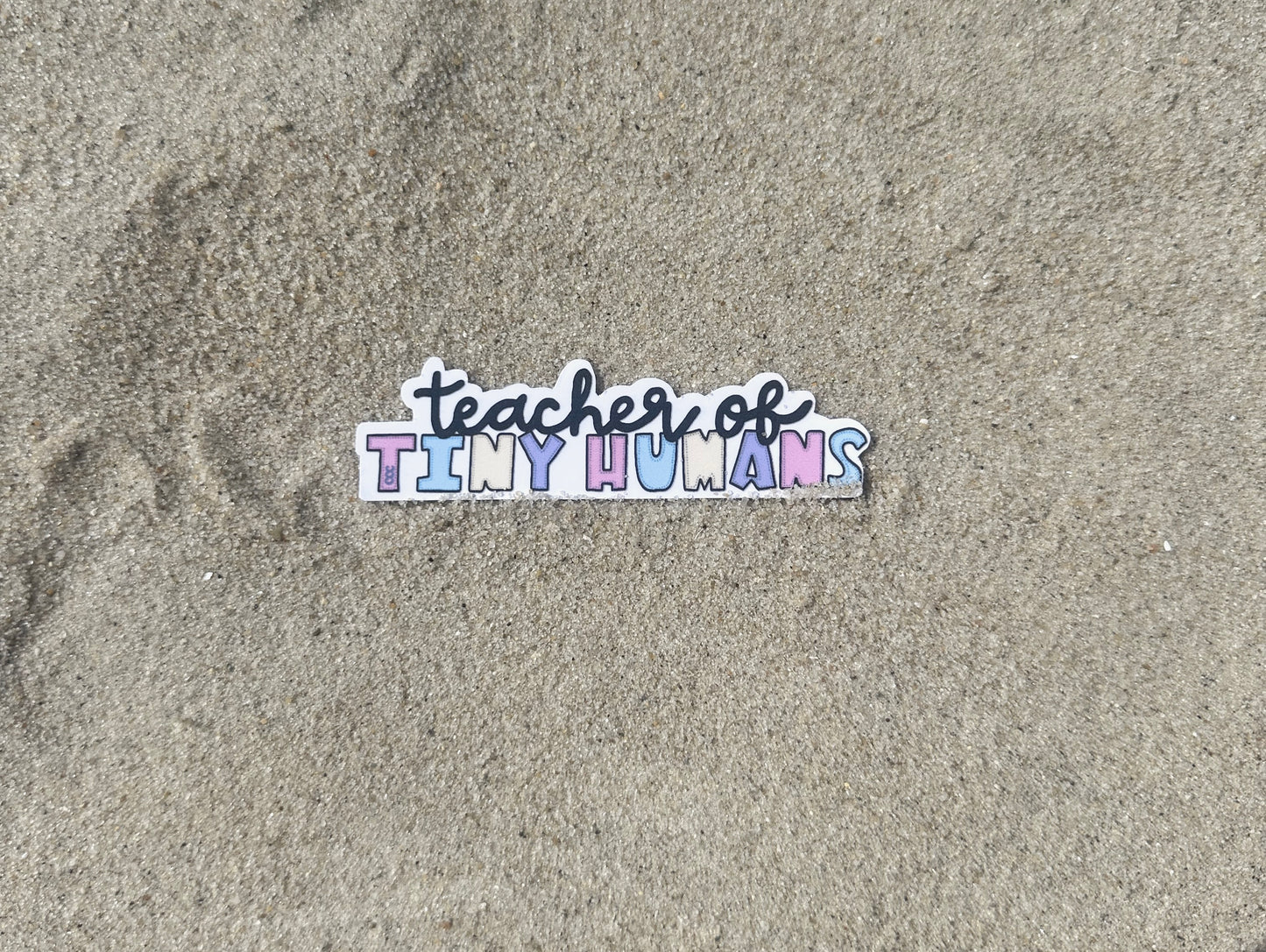 Teacher Of Tiny Humans" Sticker