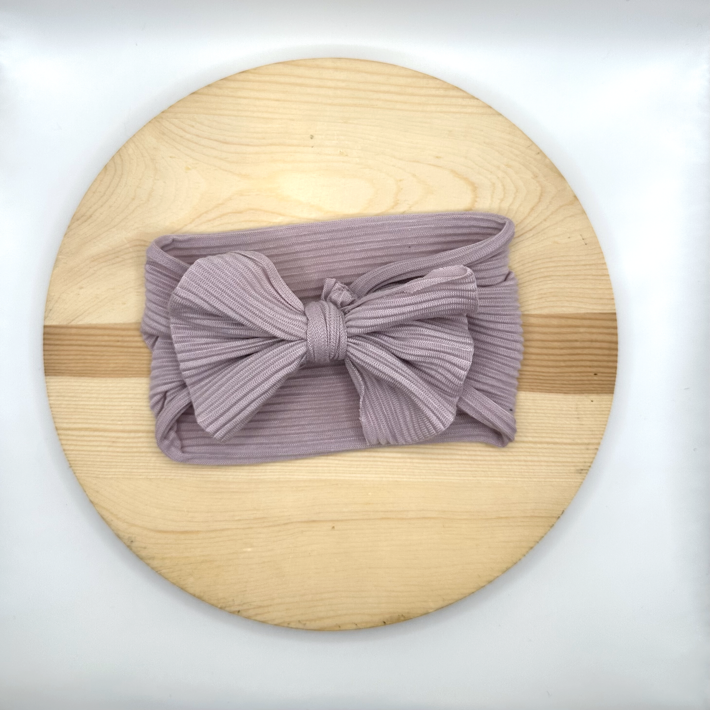 purple baby bow